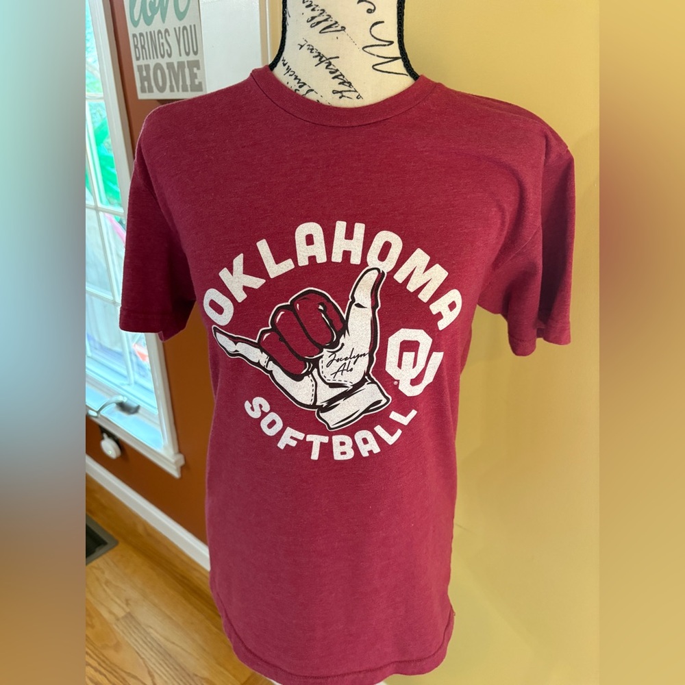 OU! Women’s size S OU Softball Jocelyn Alo shirt